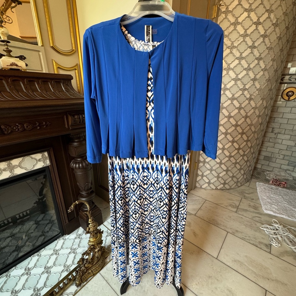 Julian Taylor Vibrant Blue Dress